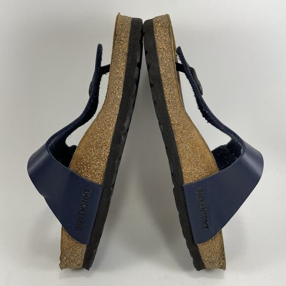 Birkenstock Gizeh Thong Sandals Womens Size 36 US 5-5.5 Navy Blue Flip Flops - Picture 8 of 10